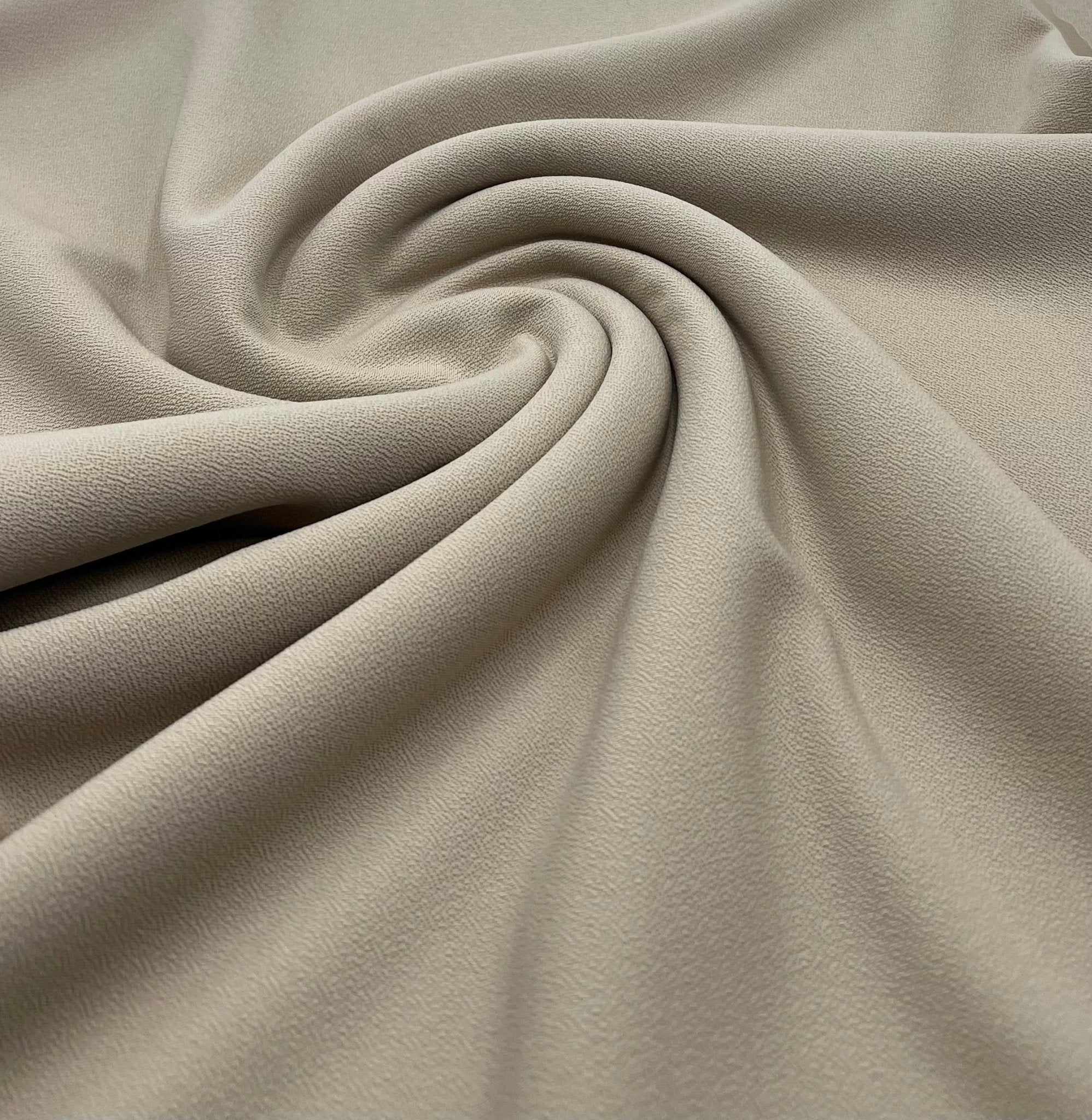Plain Stone Scuba Crepe Stretch Jersey Fabric 4 Way Stretch - T9 Fabrics